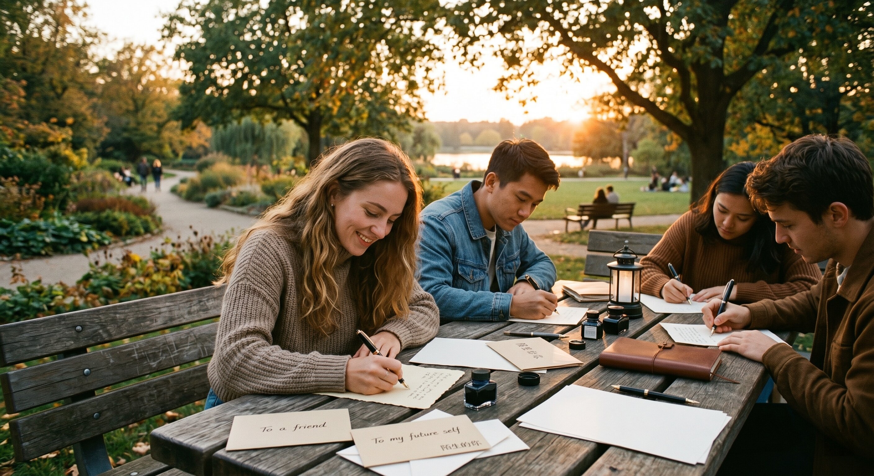 Sunset view for Letter Writing Circle